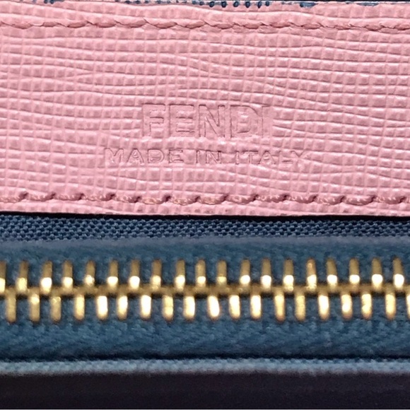 FENDI Vitello Elite Crystal Eye Monster Continental Wallet - Picture 8 of 13